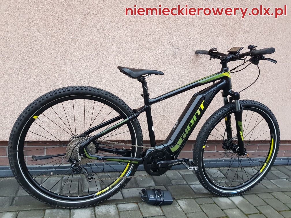 Rower górski elektryczny MTB GIANT koła 29 SHIMANO DEORE rabat WYSYŁKA