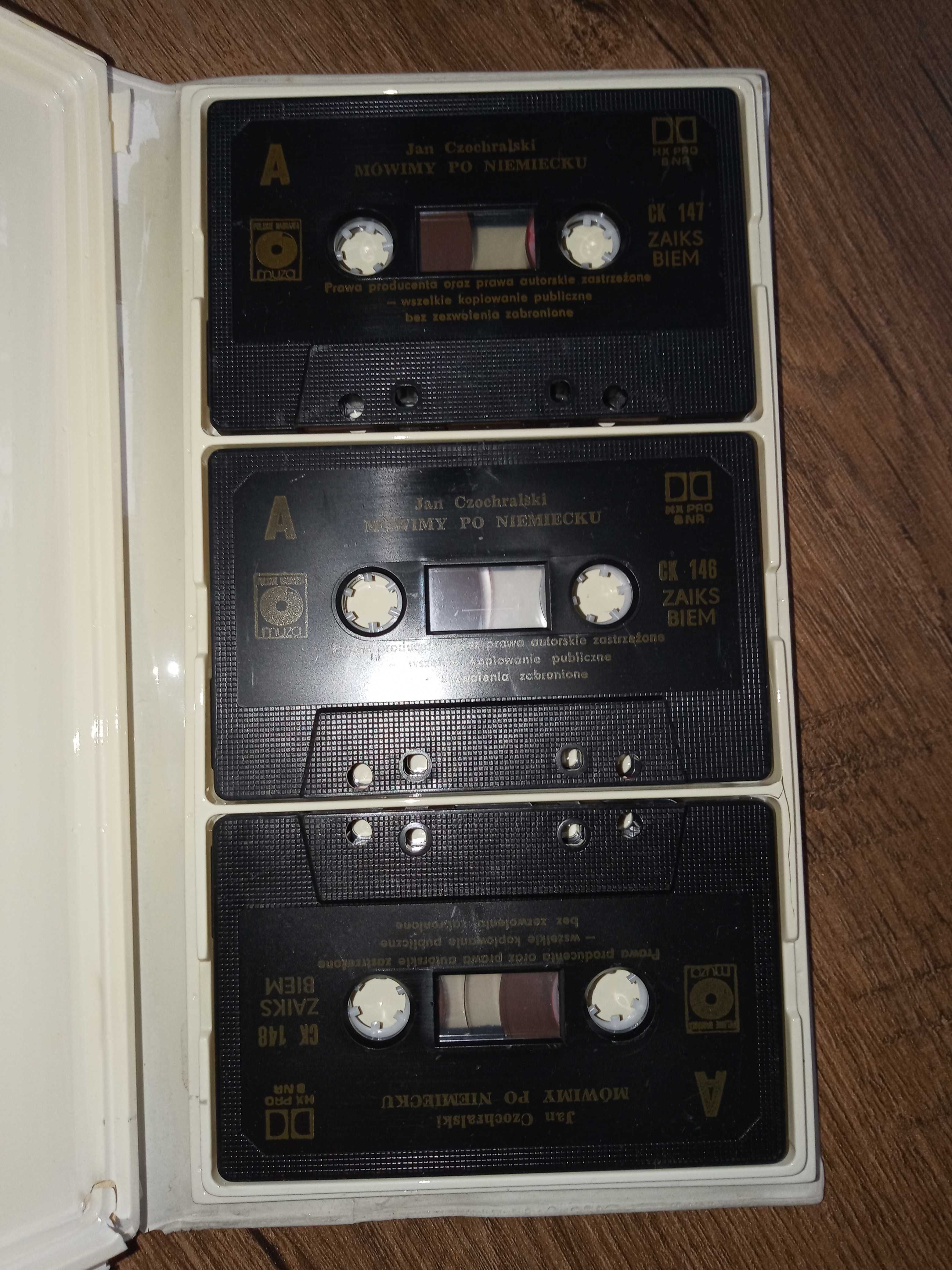 Sprzedam zestaw kaset magnetofonowych do nauki języków