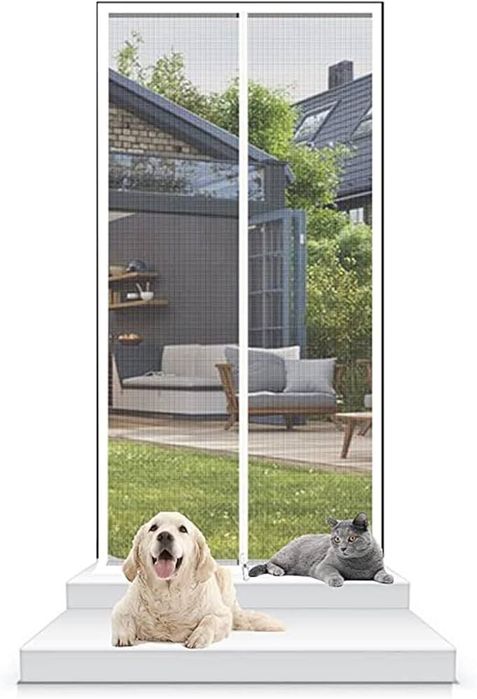 Moskitiera MAGNETYCZNA na drzwi balkonowe.