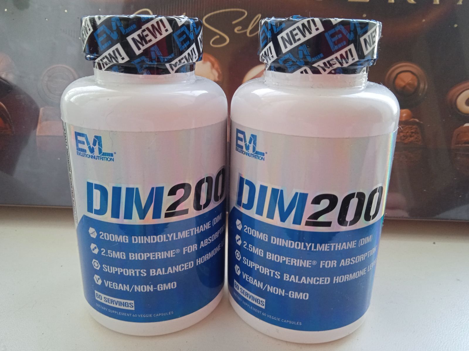 EVL Nutrition DIM 200 (60 капс.) дииндолилметан, дііндолілметан, iherb