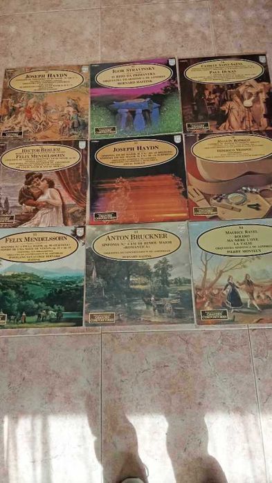 lote de discos de vinil