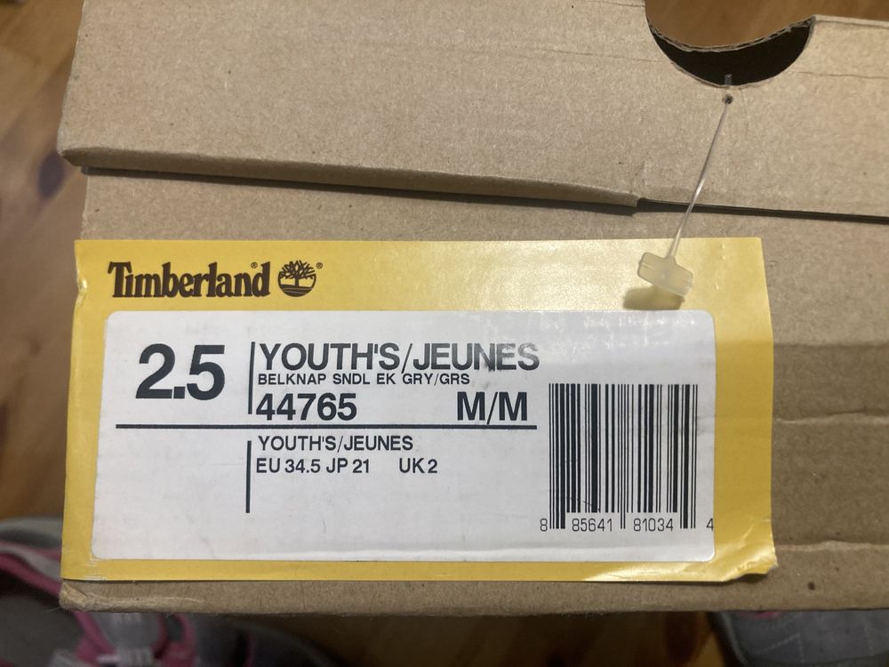 Timberland Sandały nowe 34,5 - dziewczęce