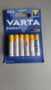 Батарейки ААА 6 штук комплект VARTA Energi Alkaline