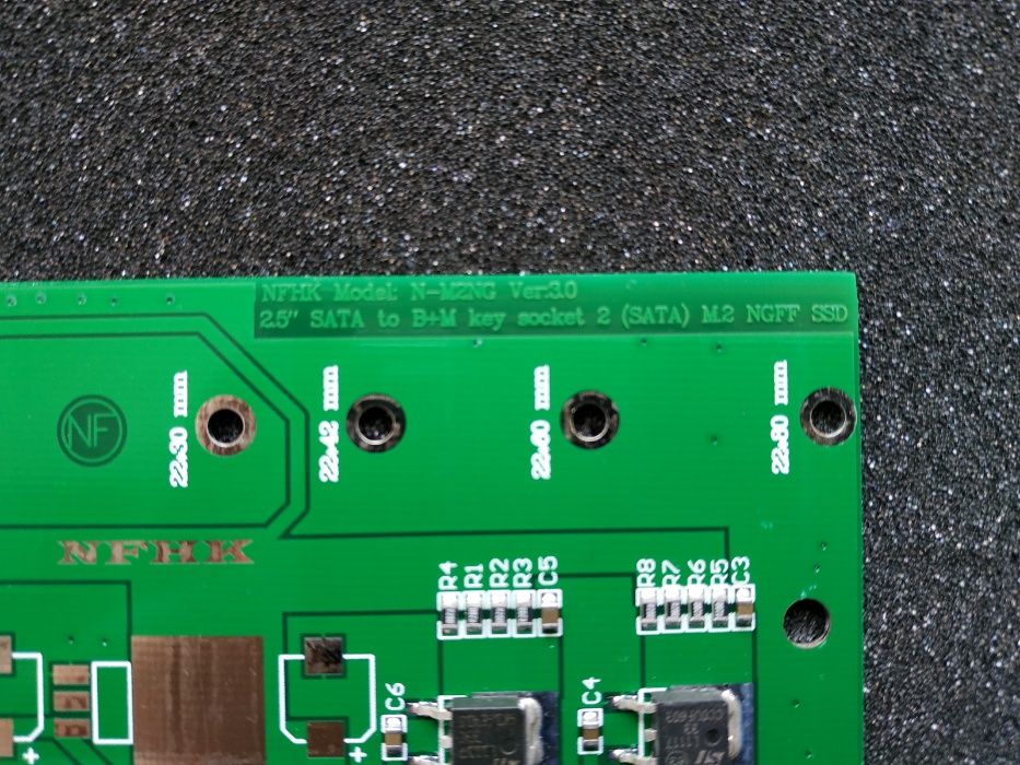 Переходник M.2, адаптер 2.5" SATA B+M key M.2 NGFF SSD (Новый)