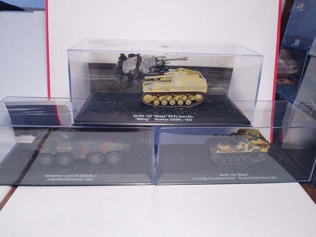 Военная техника, танки Altaya, Oxford в масштабе 1:72, 1:76