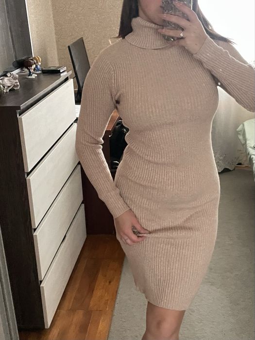 Плаття зимове светр