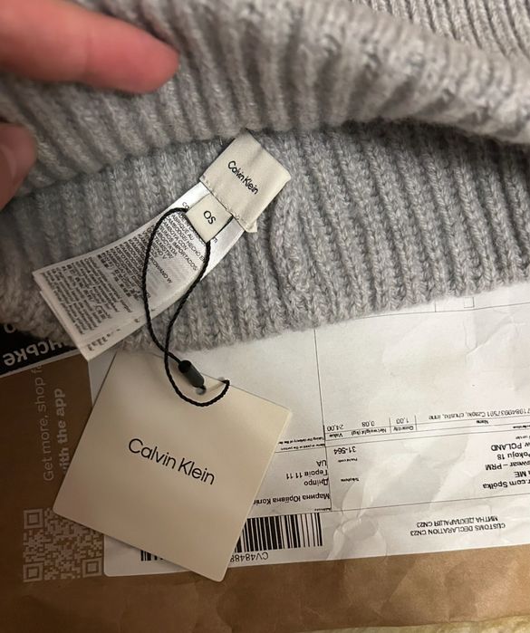Шерстяная шапка Calvin Klein