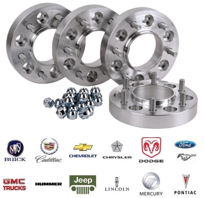 DYSTANSE Adaptery do kół Chevrolet Corvette Camaro Ford Mustang NOWE