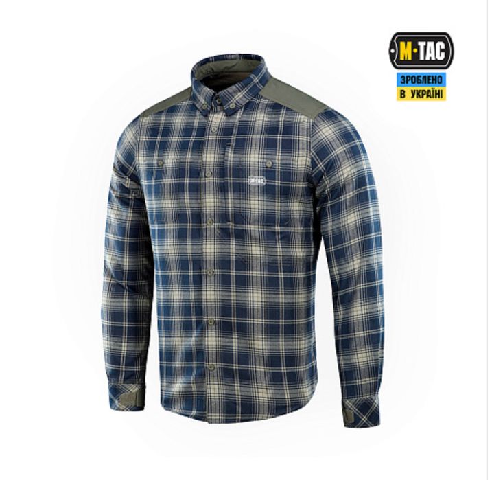 сорочка redneck shirt olive/navy blue
