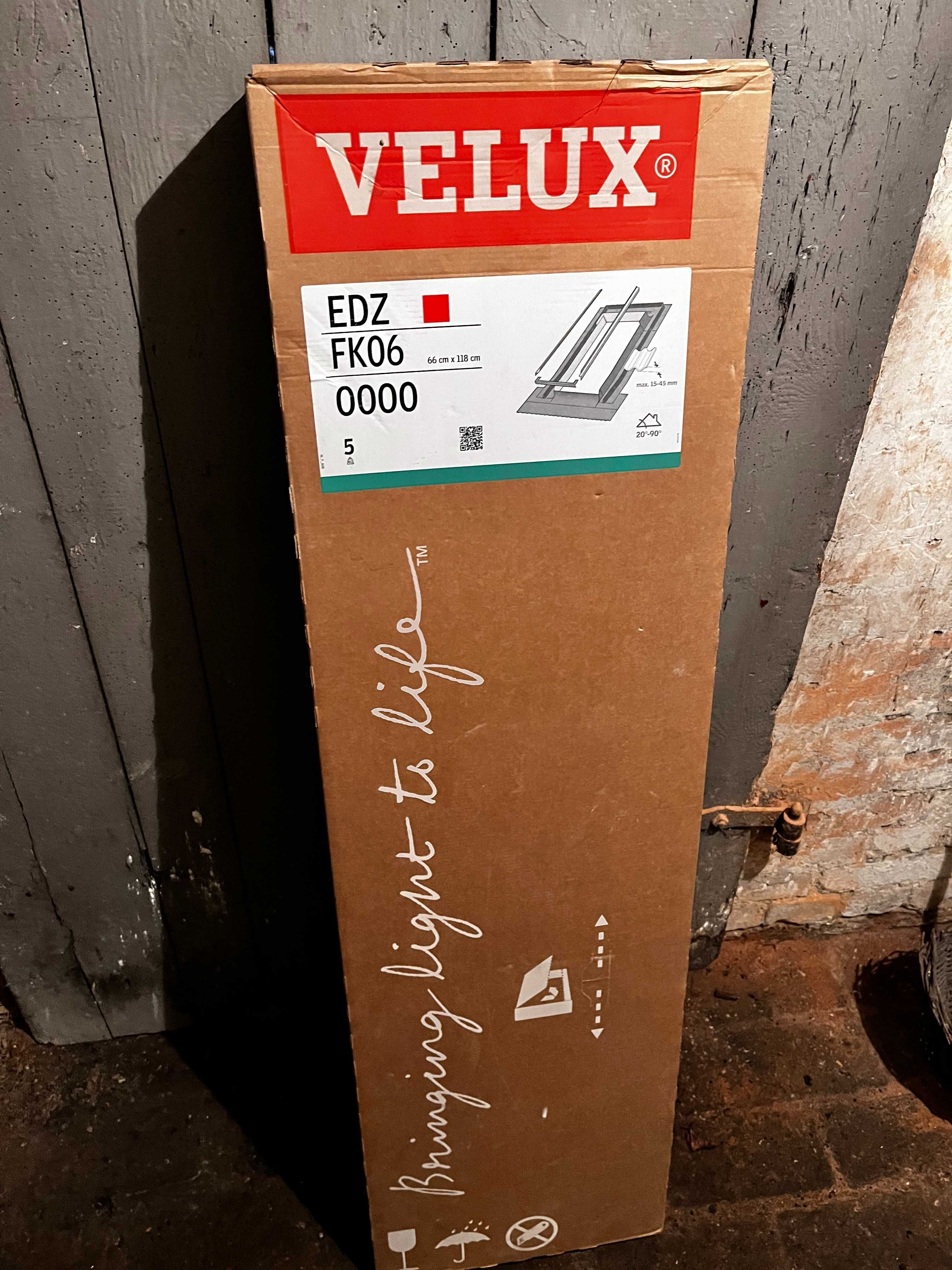 VELUX kołnierz uszczelniający EDZ FK06  66X118 2 sztuki