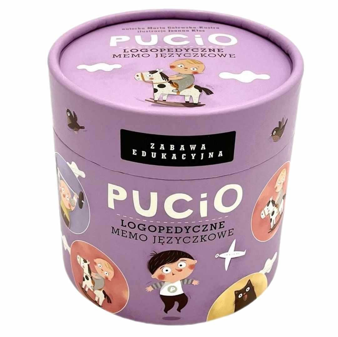 Logopedyczne memo języczkowe Pucio