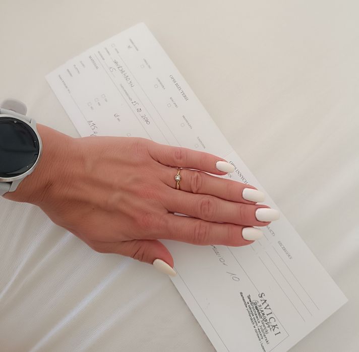 Pierścionek zaręczynowy z diamentem Savicki