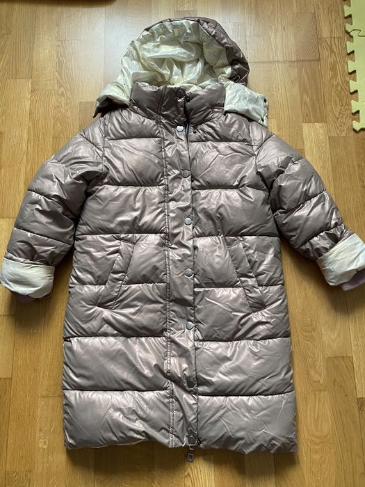Куртка зимова для дівчинки 128-134