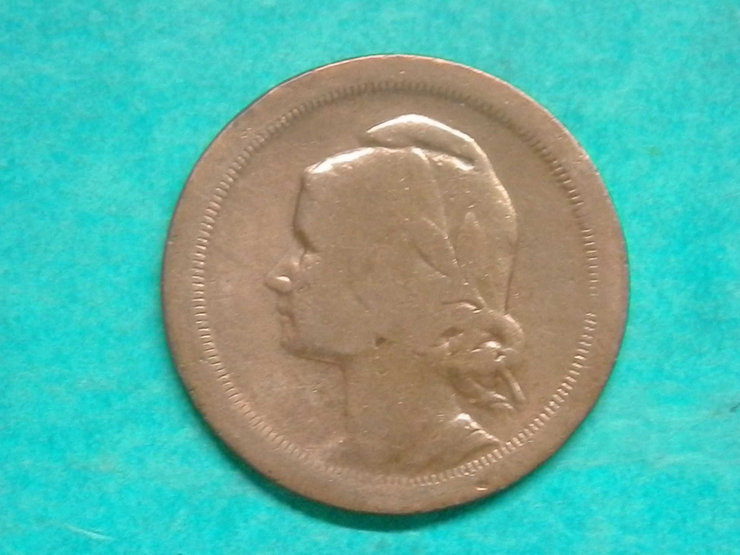 856 - República: 20 centavos 1925 bronze, por 0,25