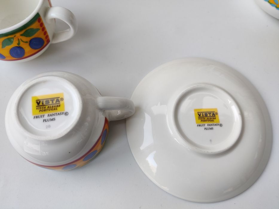 Loiça, Utilidades, Decoração Serviço Vista Alegre de café ou chá.