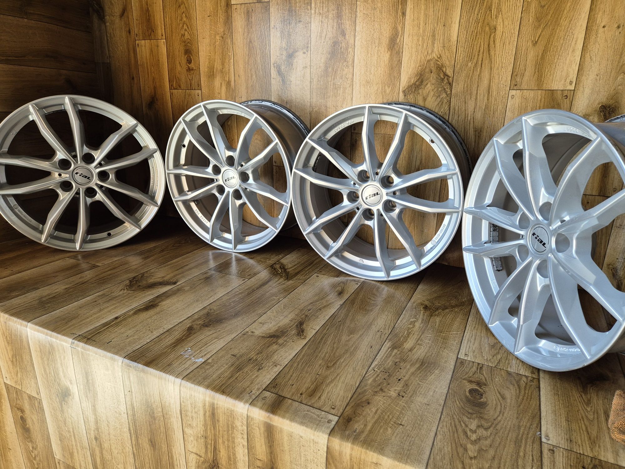 Alufelgi Rial 17 cali 5x112 et30 7,5j stan bdb Audi VW Seat skoda merc