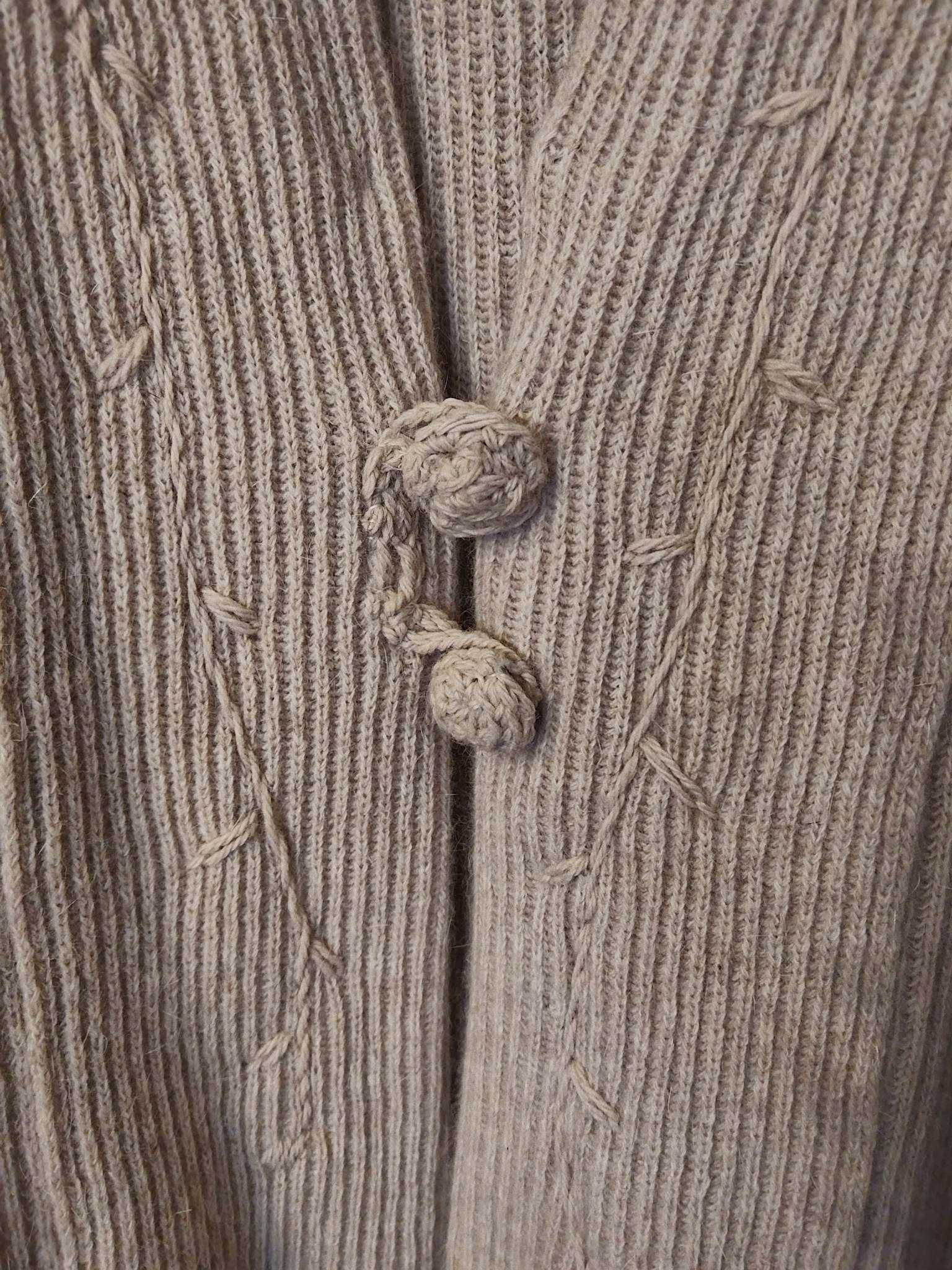 Sweter- kardigan wełna rozmiar 40-42 stan NOWY  włoski wysyłka GRATIS