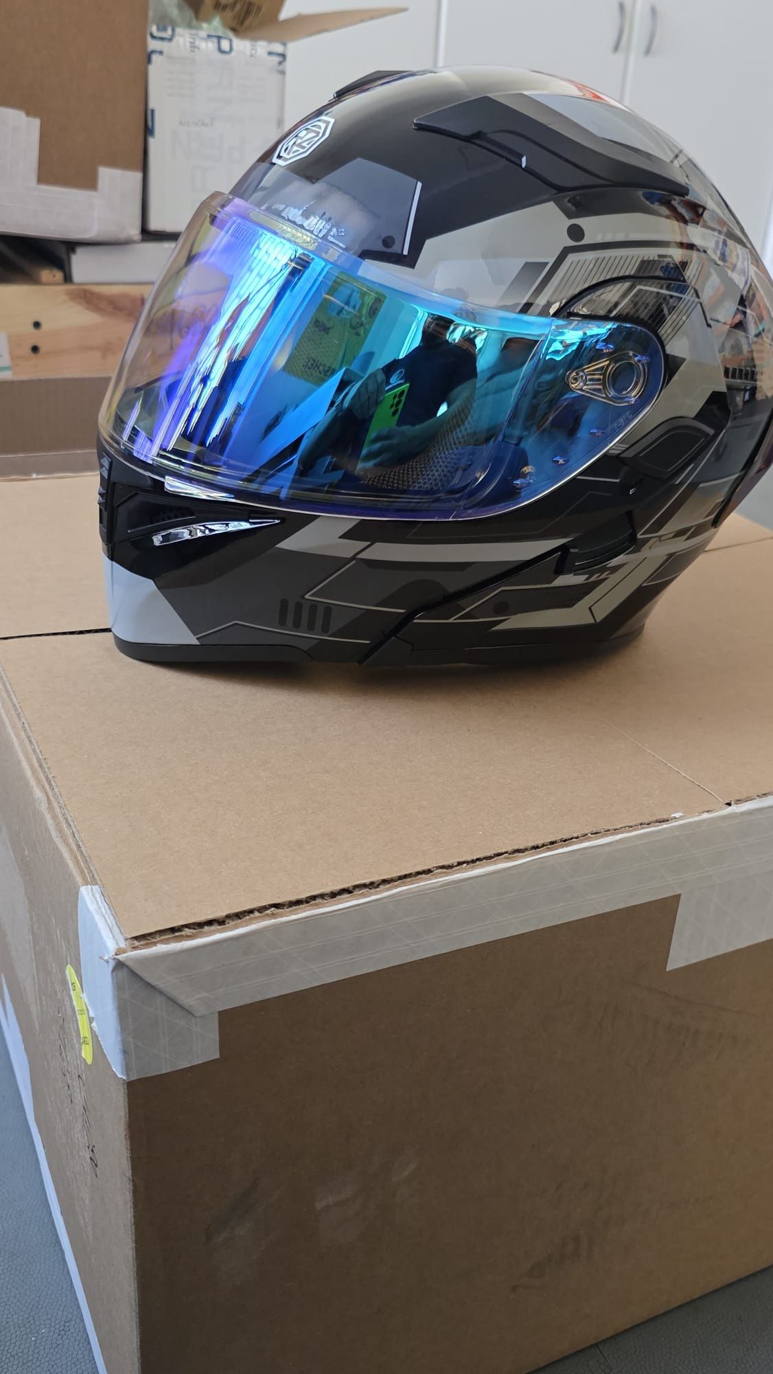 Capacete modular tamanho M