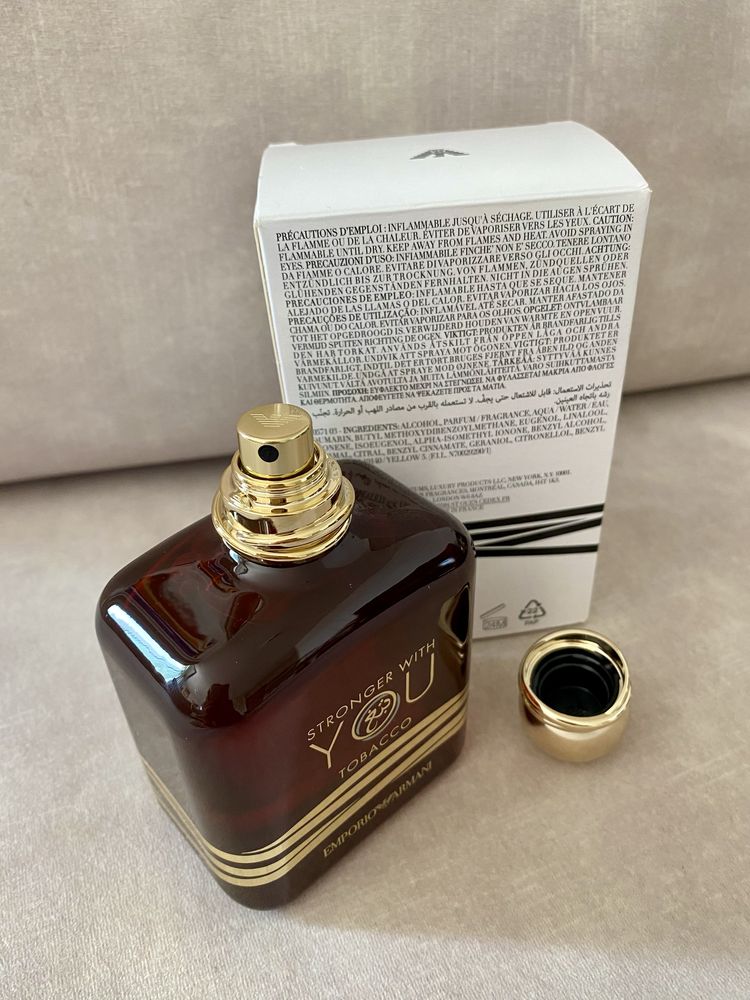 Perfumy męskie Stronger with you tobacco 100 ml