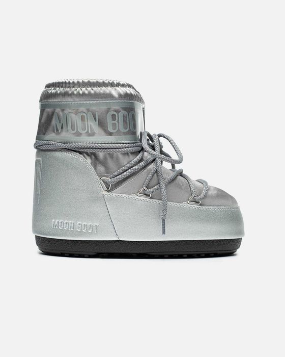 Черевики Moon Boot Tecnica Icon low glance silver premium зимові