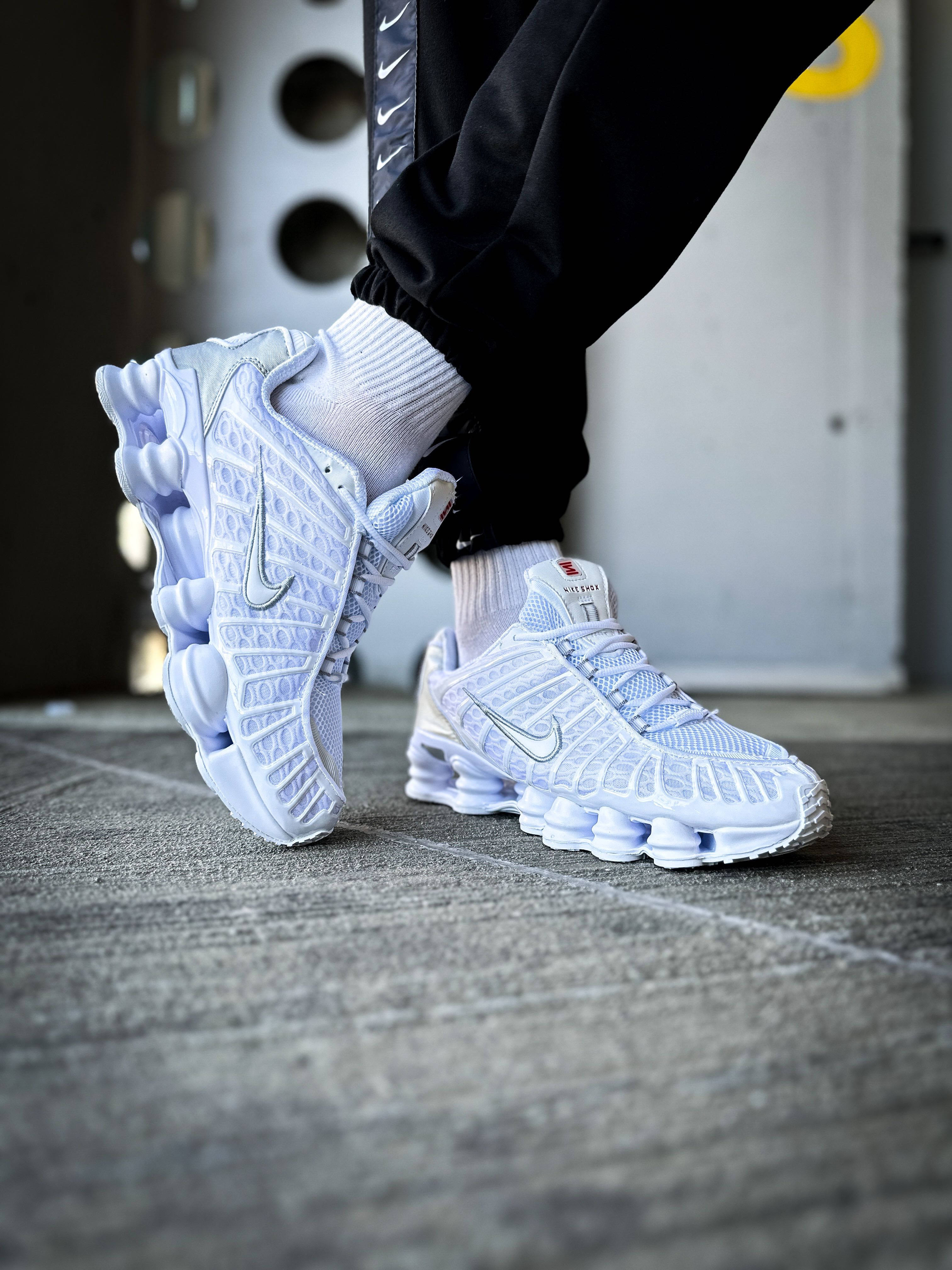 Мужские кроссовки Nike Shox TL "White" Размеры 41-45