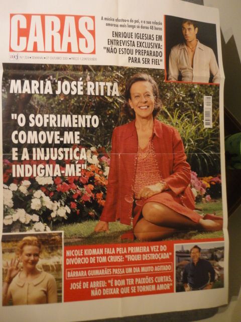 Posters Gigantes Capas Revistas Caras e Visão 70 x 50 cm