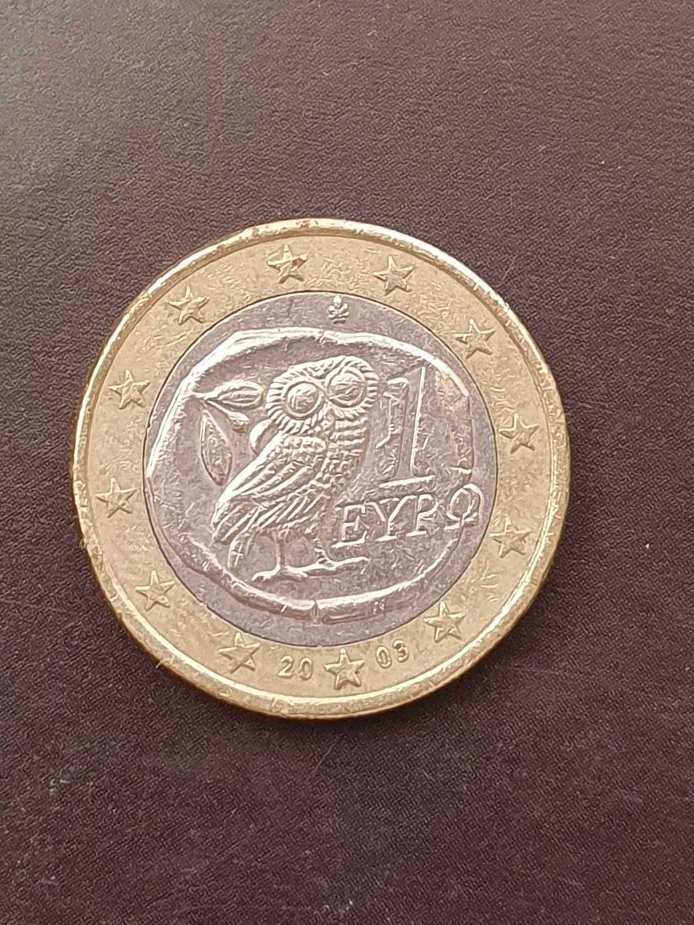 Moeda 1 euro Grécia  2003