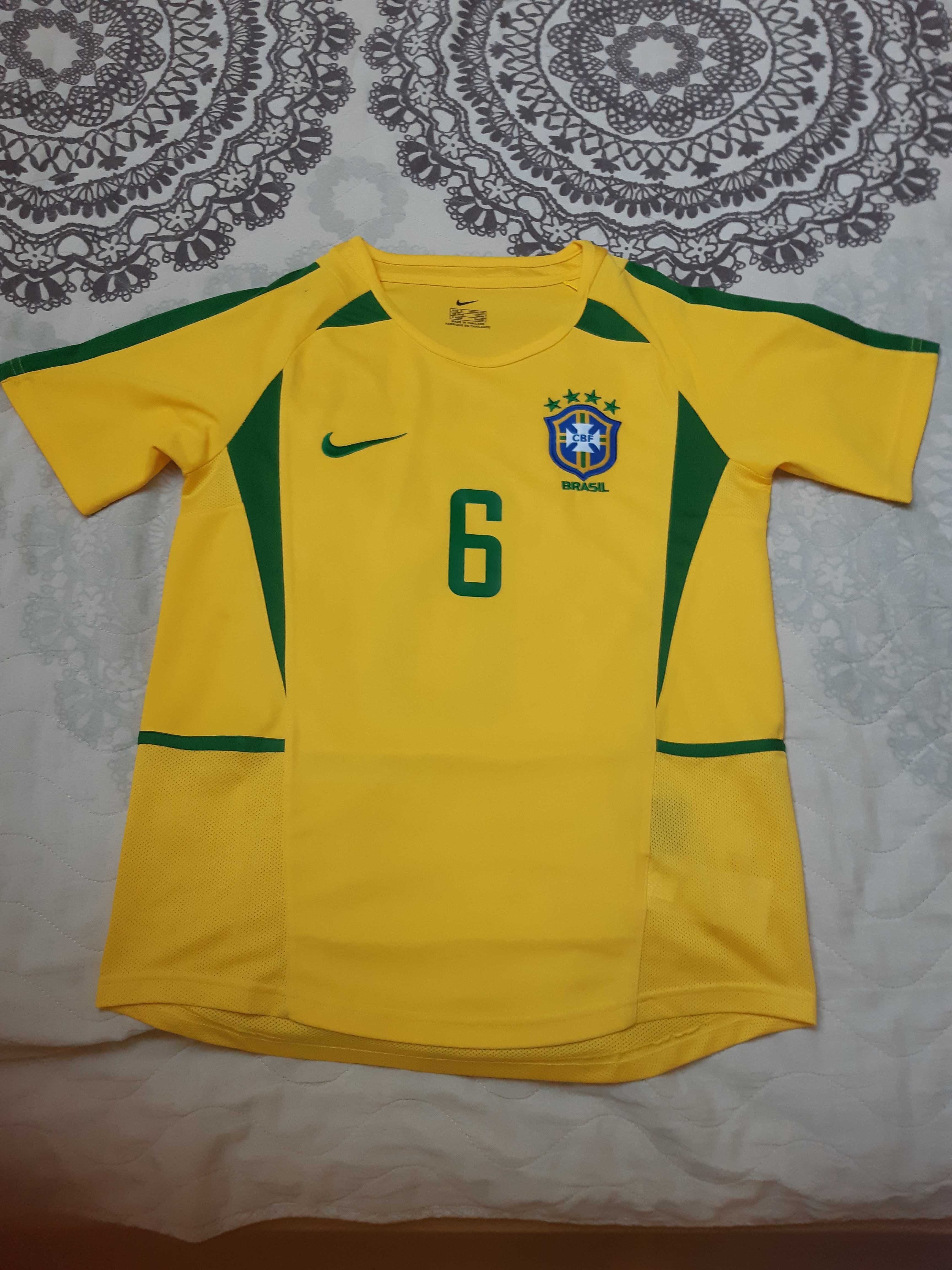 Koszulka Tshirt Roberto Carlos Brazylia Nike 2002