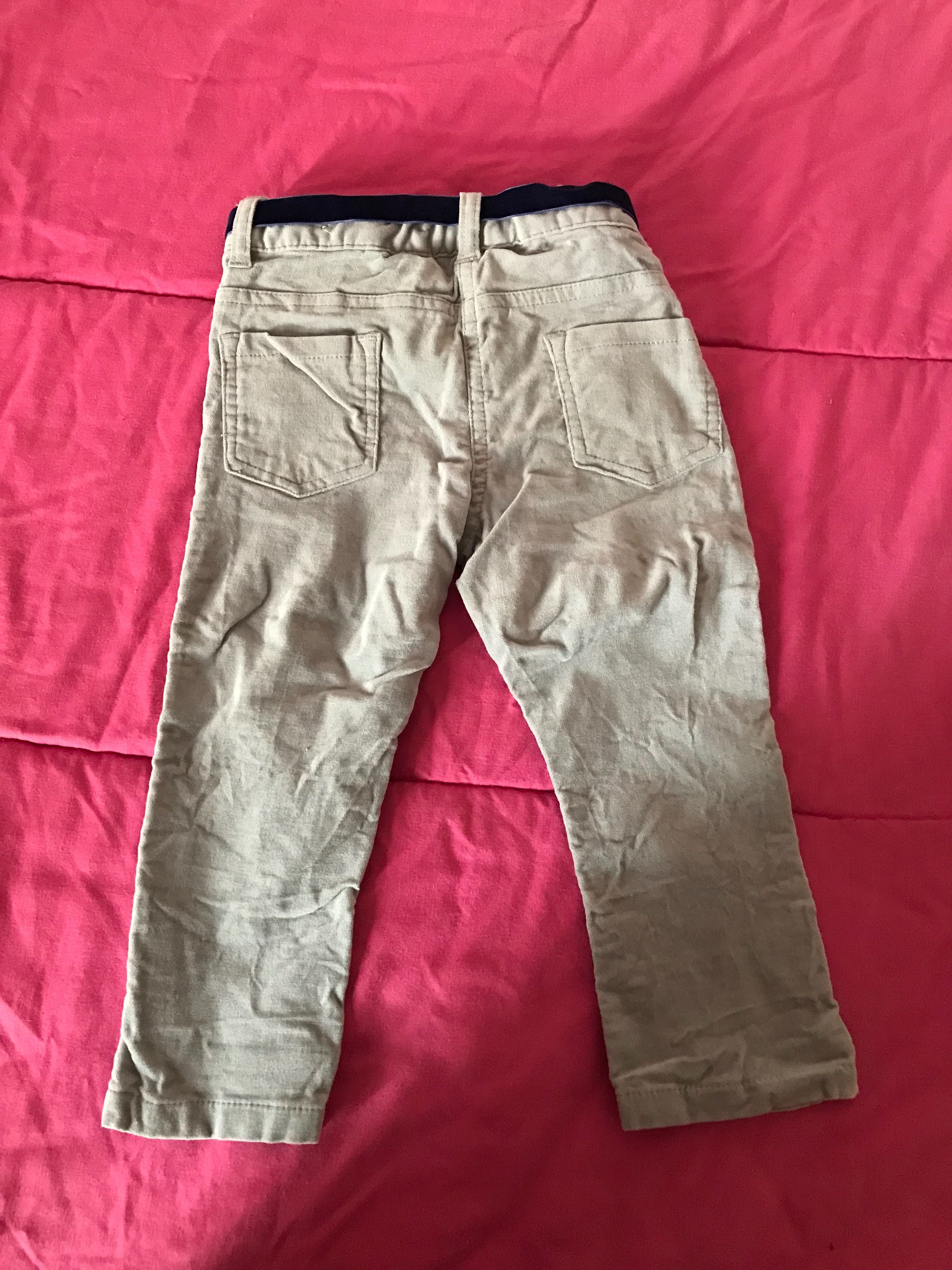 Calça cinza veludo Mayoral Baby 18 meses (portes incluso)