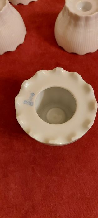 Świeczniki- Kaiser  - Porcelana  - 6 sztuk