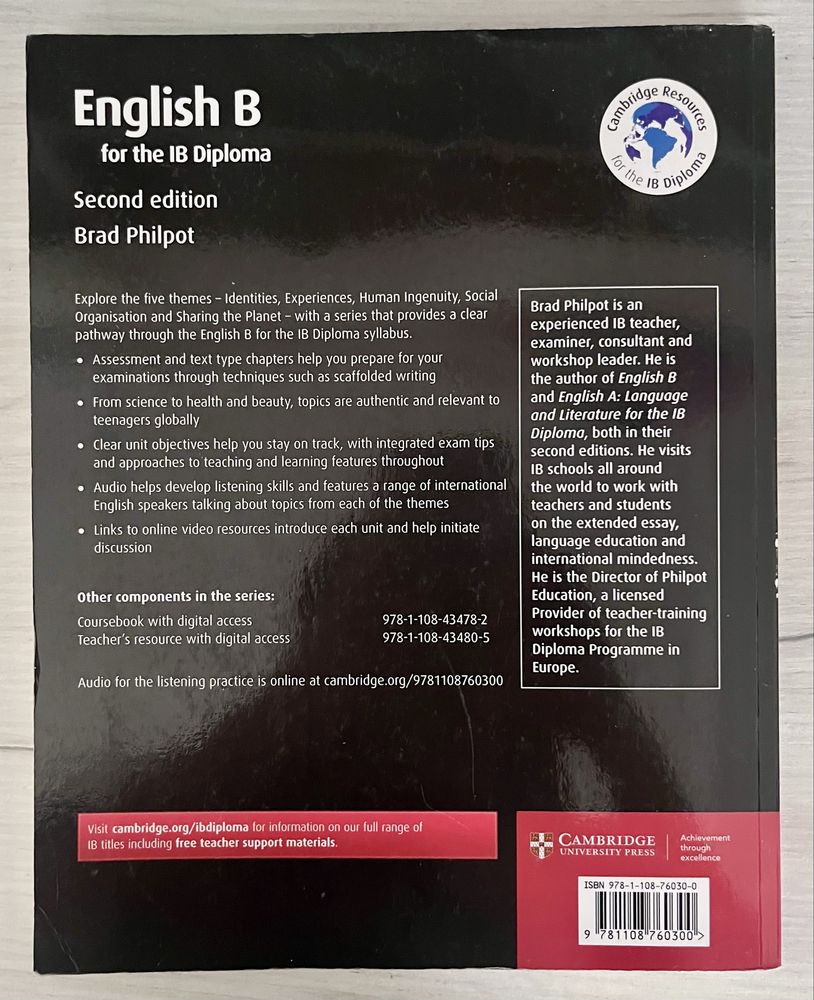 English B for the IB Diploma Coursebook