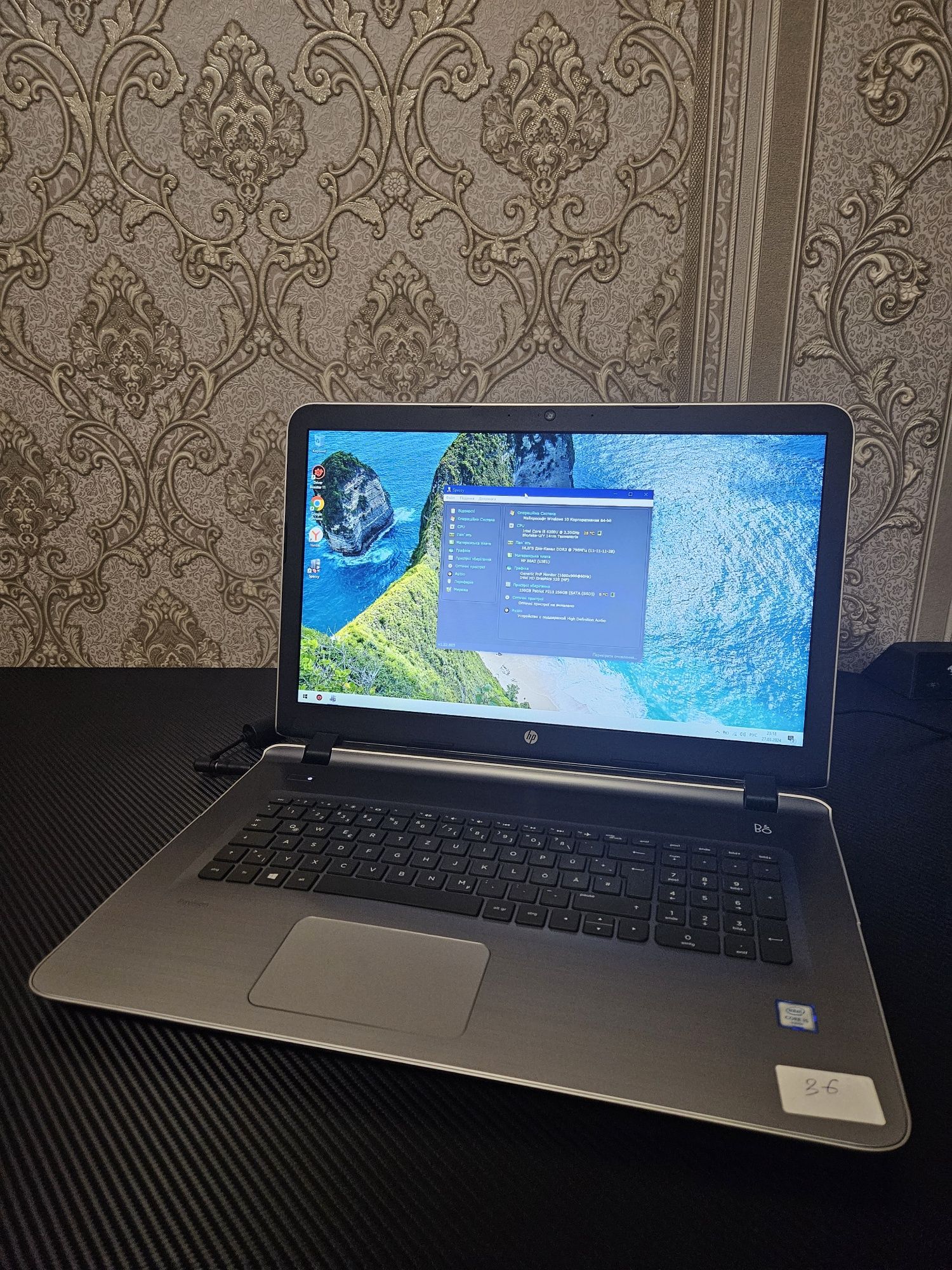 HP 17.3" | i5 6200U | 16gb ram | 256gb ssd new | Уцінка!