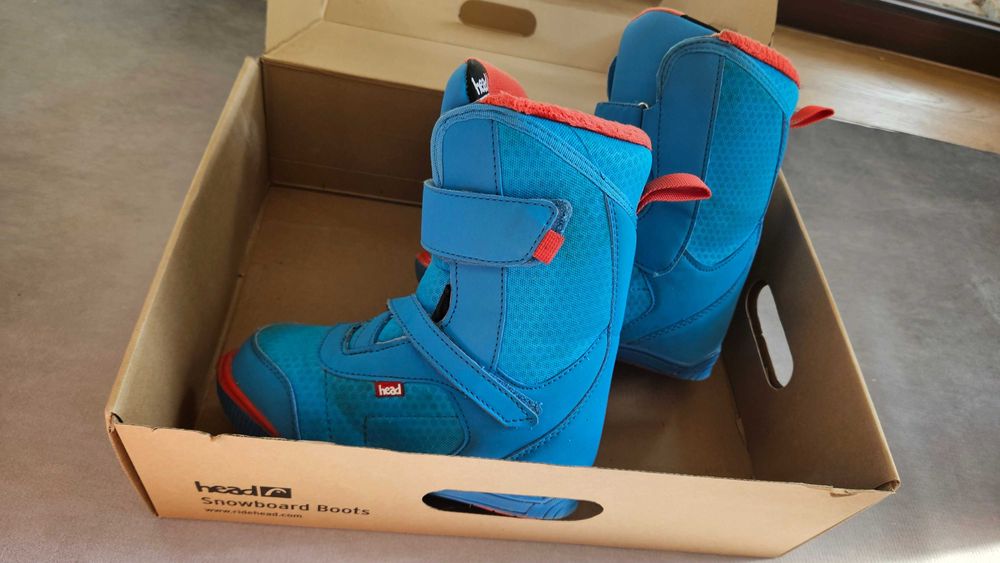 Bardzo dobre snowboardowe buty dziecięce HEAD Kid Velcro