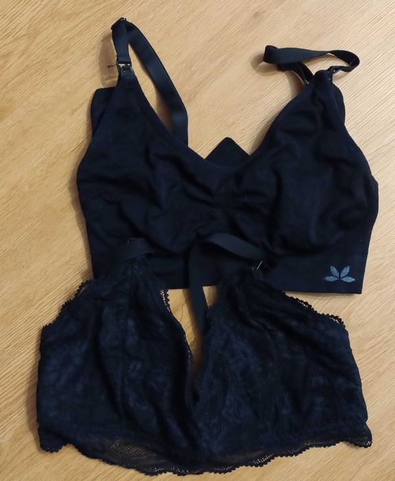 Stanik biustonosz do karmienia XL czarny