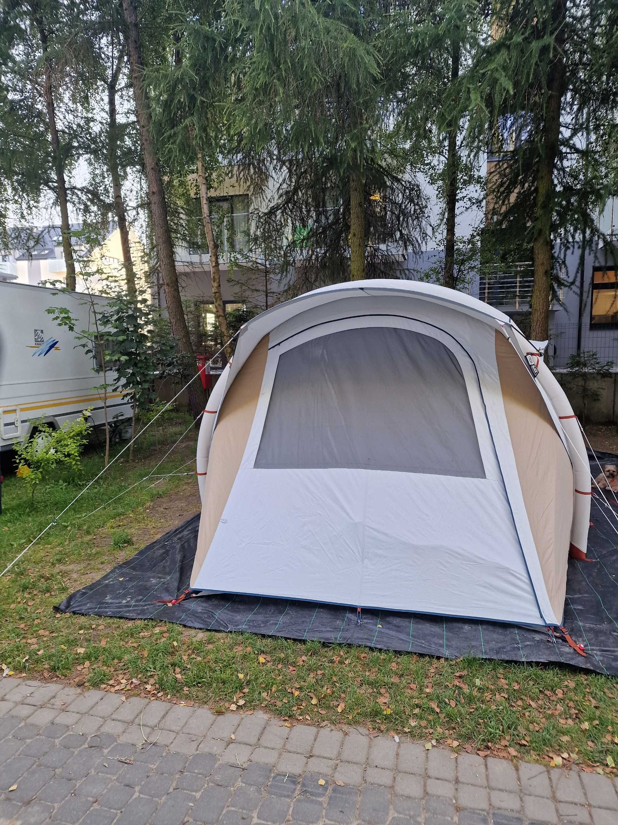 Namiot kempingowy quechua air second 6.3 + dodatki