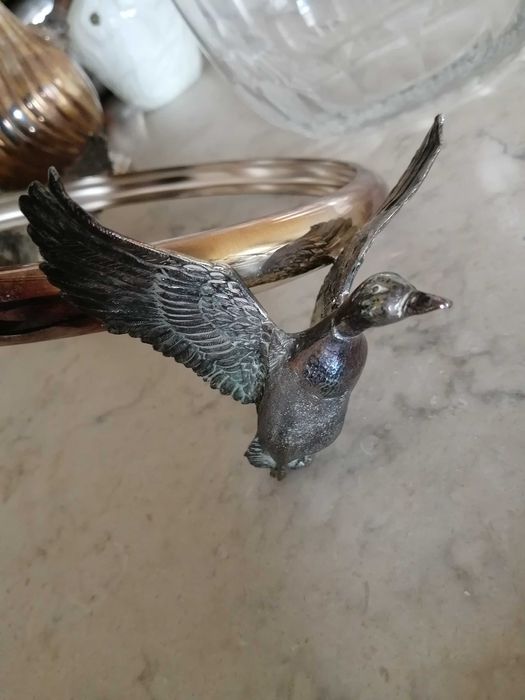 Taça / Saladeira de cristal antiga (troco por barra de 100gr de prata)