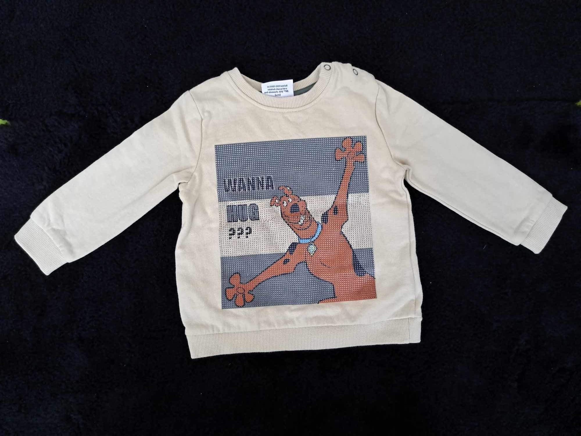 Bluza, bluzka, 86, Scooby-Doo, pies,  3D wzór