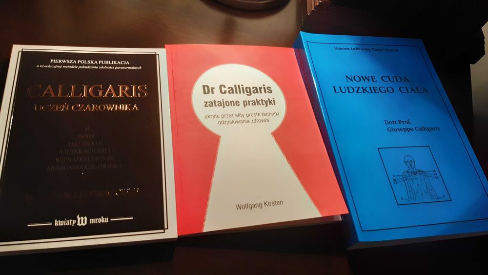 Pakiet Calligaris 3 książki