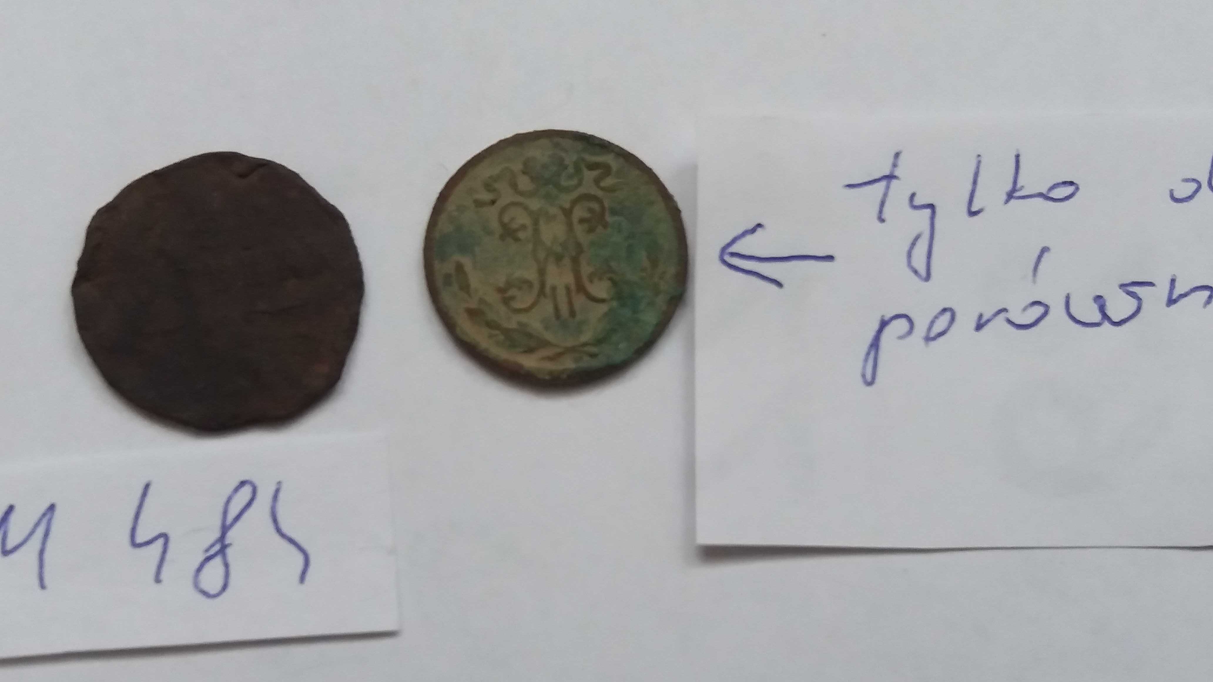 D M483, stara moneta 1/2 kopiejki 1912 ? Rosja większa?