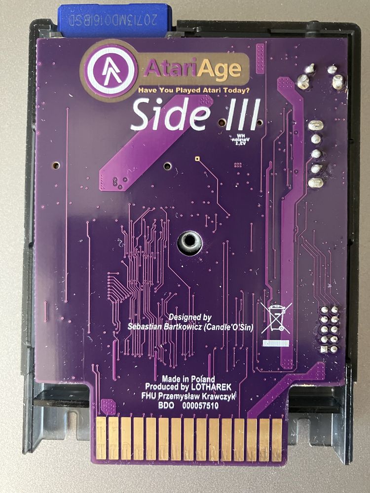 Atari XE - SIDE3 cartridge FJC FIRMWARE