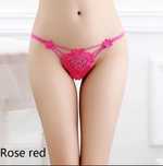 Cueca Fio Dental de Cor Rosa Tamanho S