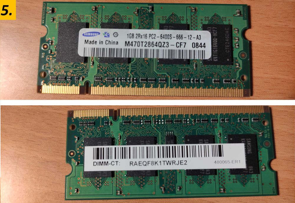 Memórias RAM Desktop/ Laptop desde 5€