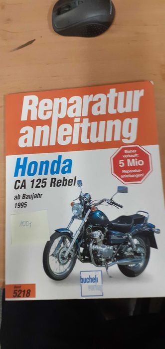 Literatura motocyklowa, nanuale, serwisówki.