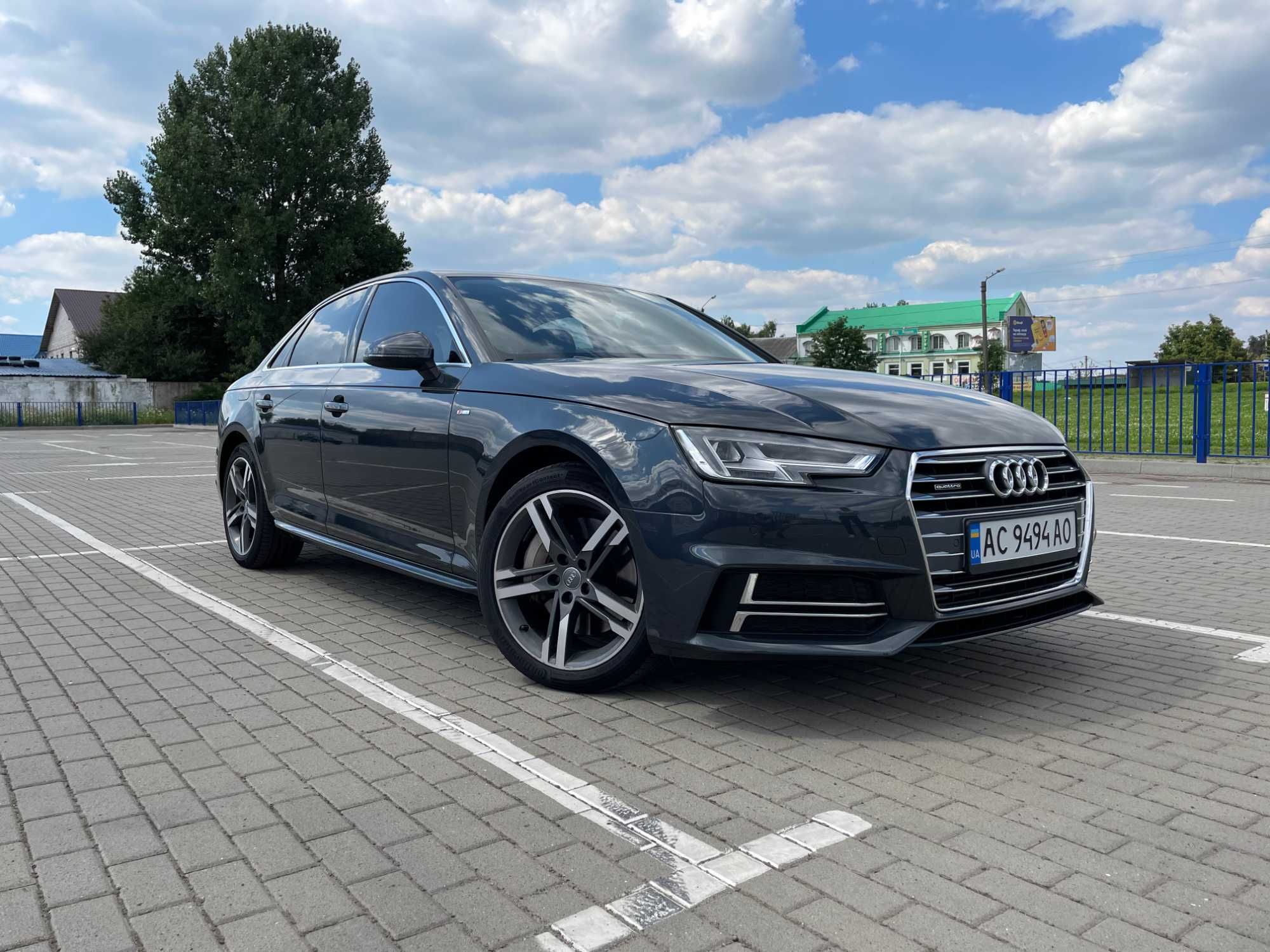 Audi A4 B9 Premium Plus 2.0 tfsi Quattro 252 к/с, S-line