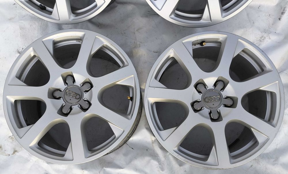 4x Alufelgi org. Audi 17'' 5X112 Audi Q5 A4 Zadbane