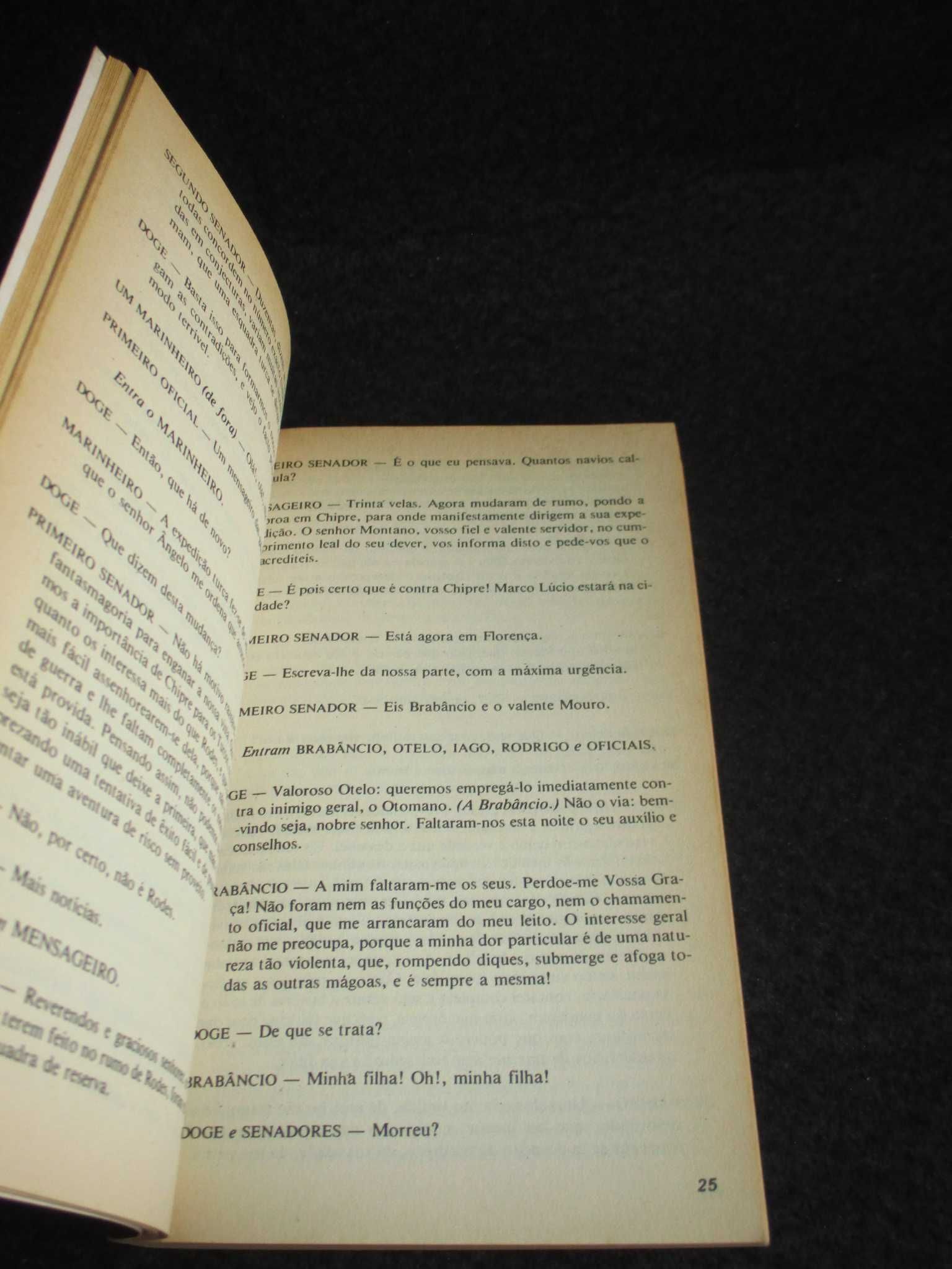 Livro Otelo Shakespeare Livros de Bolso Europa-América