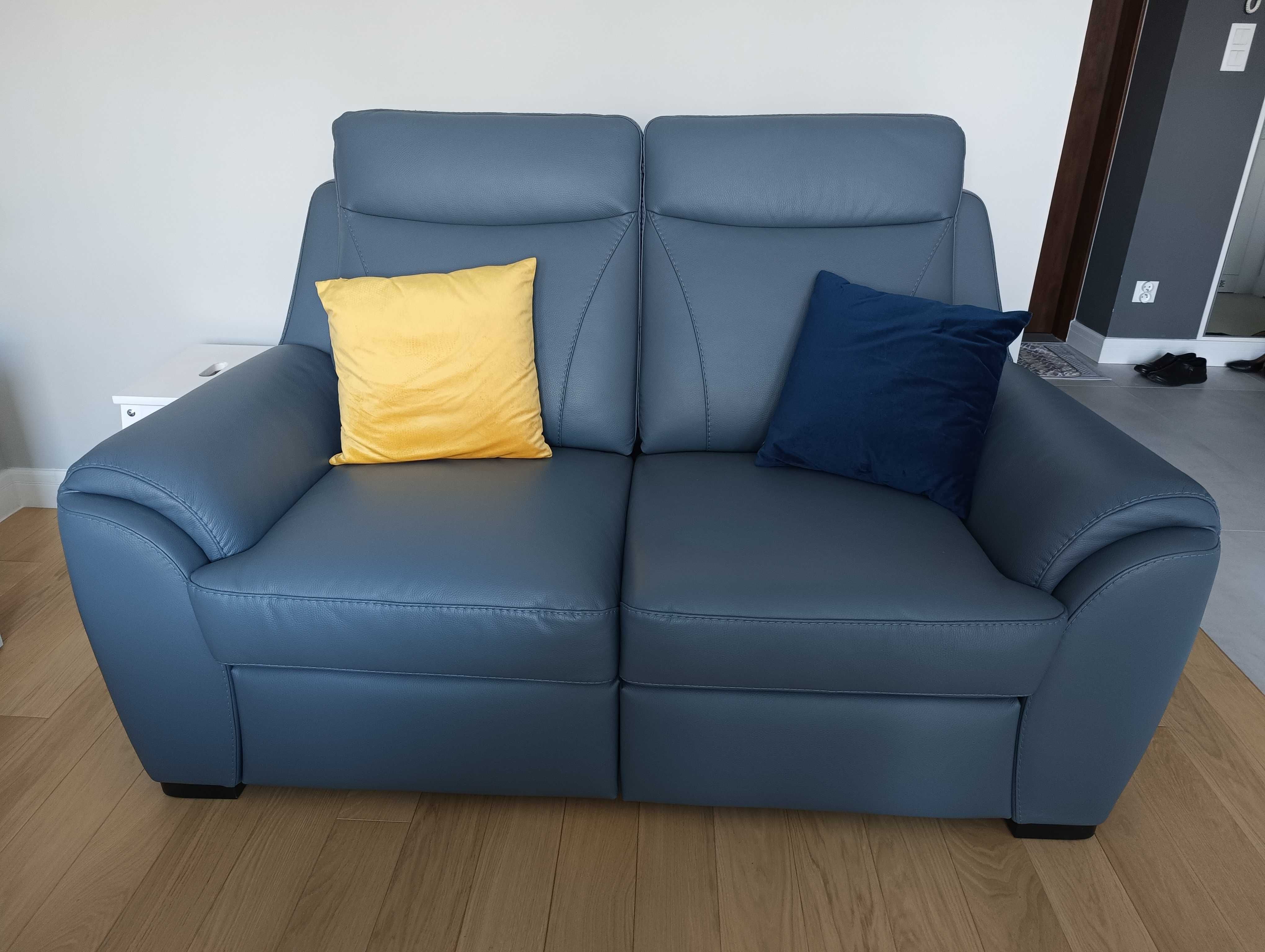 SOFA SKÓRA CLIVIA z funkcją relaksu