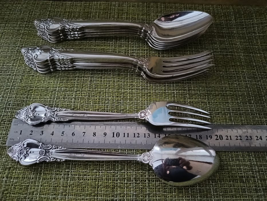 Вилки и ложки столовые мнцСССР Троянда