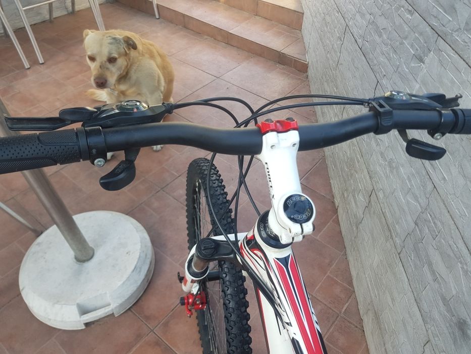 Bicicleta roda 26 quadro M com travão de disco á frente e atrás impecá