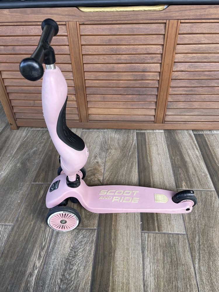Hulajnoga jezdzik 2w1 Scoot And Ride